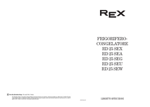 Manuale Rex RD25SEA Frigorifero-congelatore