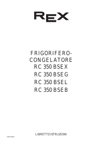 Manuale Rex RC350BESB Frigorifero-congelatore