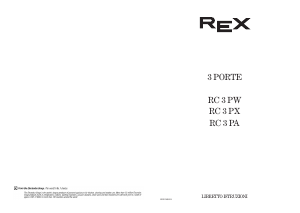 Manuale Rex RC3PX Frigorifero-congelatore