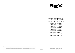 Manuale Rex RC340BSEU Frigorifero-congelatore