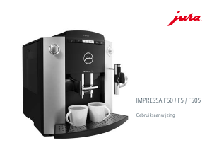 Handleiding Jura IMPRESSA F5 Koffiezetapparaat