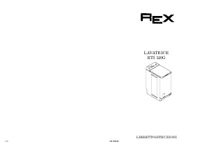 Manuale Rex RTI120G Lavatrice