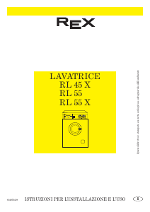 Manuale Rex RL45X Lavatrice