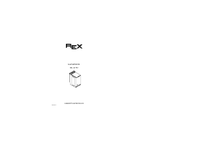 Manuale Rex RL10TJ Lavatrice