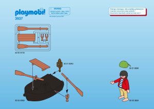 Manuale Playmobil set 3937 Pirates Pescatore