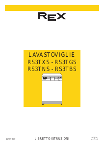 Manuale Rex RS3TBS Lavastoviglie