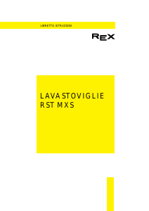 Manuale Rex RST MXS Lavastoviglie