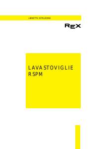 Manuale Rex RSP M Lavastoviglie