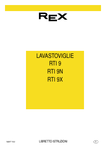 Manuale Rex RTI9N Lavastoviglie