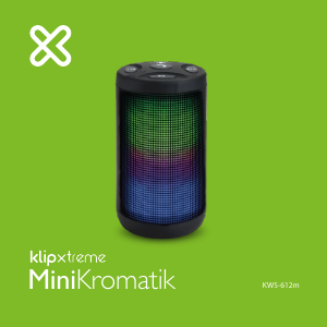 Manual Klip Xtreme KWS-612m MiniKromatik Speaker