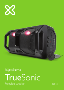 Manual de uso Klip Xtreme KLS-150 TrueSonic Altavoz