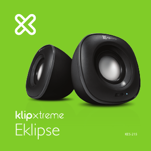 Manual de uso Klip Xtreme KES-215C Eklipse Altavoz