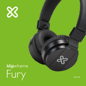 Manual Klip Xtreme KHS-620BL Fury Headphone