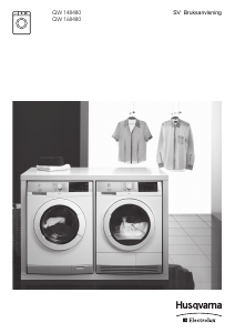 Bruksanvisning Husqvarna-Electrolux QW168480 Tvättmaskin