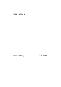 Bruksanvisning Husqvarna-Electrolux QW14786K Tvättmaskin