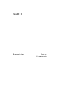 Bruksanvisning Husqvarna-Electrolux QCB8318W Spis