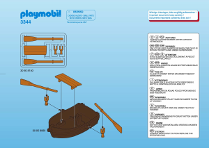 Manuale Playmobil set 3344 Pirates Primo ufficiale