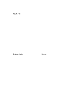 Bruksanvisning Husqvarna-Electrolux QSI6101X Komfyr