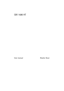 Manual Husqvarna-Electrolux QW1680HT Washer-Dryer