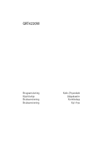 Bruksanvisning Husqvarna-Electrolux QRT4220W Kjøle-fryseskap