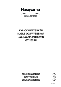 Bruksanvisning Husqvarna-Electrolux QT255RI Kjøle-fryseskap