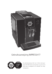 Handleiding Jura IMPRESSA F7 Koffiezetapparaat