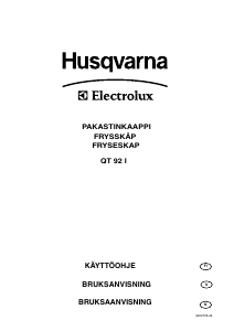 Käyttöohje Husqvarna-Electrolux QT92I Pakastin