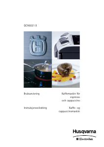 Bruksanvisning Husqvarna-Electrolux QCA6021X Kaffemaskin