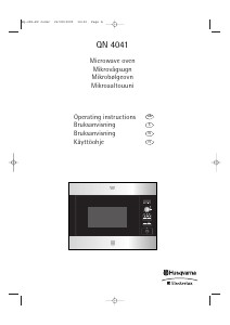 Bruksanvisning Husqvarna-Electrolux QN4041K Mikrobølgeovn