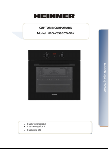 Manual Heinner HBO-V659GCD-GBK Oven