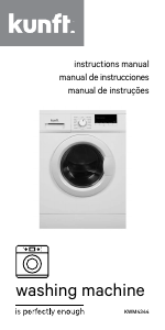 Manual Kunft KWM4344 Máquina de lavar roupa