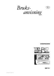 Bruksanvisning Husqvarna QB521W Diskmaskin