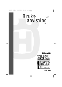 Bruksanvisning Husqvarna QB950 Diskmaskin