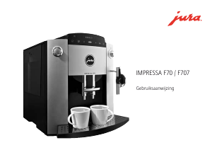 Bedienungsanleitung Jura IMPRESSA F707 Kaffeemaschine