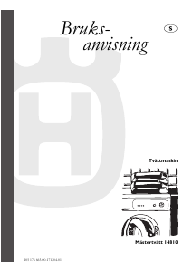 Bruksanvisning Husqvarna QW14810 Tvättmaskin