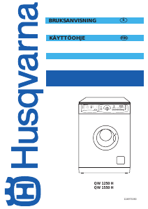 Bruksanvisning Husqvarna QW1550H Tvättmaskin