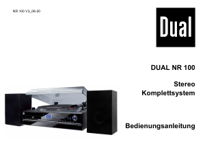 Bedienungsanleitung Dual NR 100 Stereoanlage