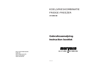 Handleiding Marijnen CM 2894 DB Koel-vries combinatie