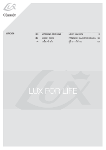 Handleiding Lux WH264 Classic Wasmachine