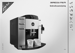 Handleiding Jura IMPRESSA F9 Koffiezetapparaat