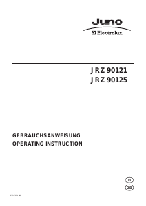 Bedienungsanleitung Juno-Electrolux JRZ90125 Kühlschrank