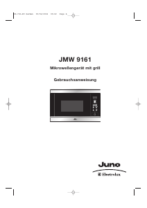 Bedienungsanleitung Juno-Electrolux JMW9161E Mikrowelle