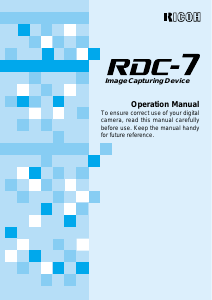 Handleiding Ricoh RDC-7 Digitale camera