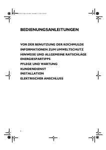 Bedienungsanleitung Ignis AKL 760/IX Kochfeld