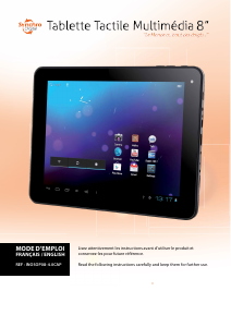 Handleiding Synchro Digital INOSOP08-4.0CAP Tablet