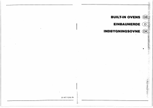 Bruksanvisning Smeg SE210VA Ugn