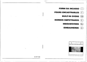 Manuale Smeg SE320EB Forno