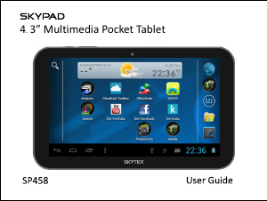 Handleiding Skytex SP458 Skypad Tablet