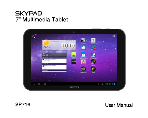 Handleiding Skytex SP716 Skypad Tablet