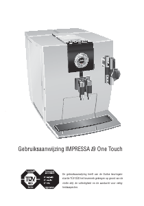 Handleiding Jura IMPRESSA J9 One Touch Koffiezetapparaat